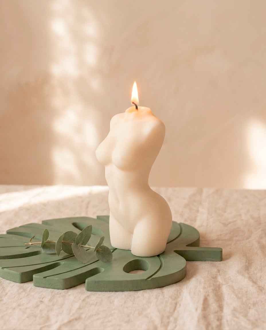 "Grace" Candle — Female Silhouette